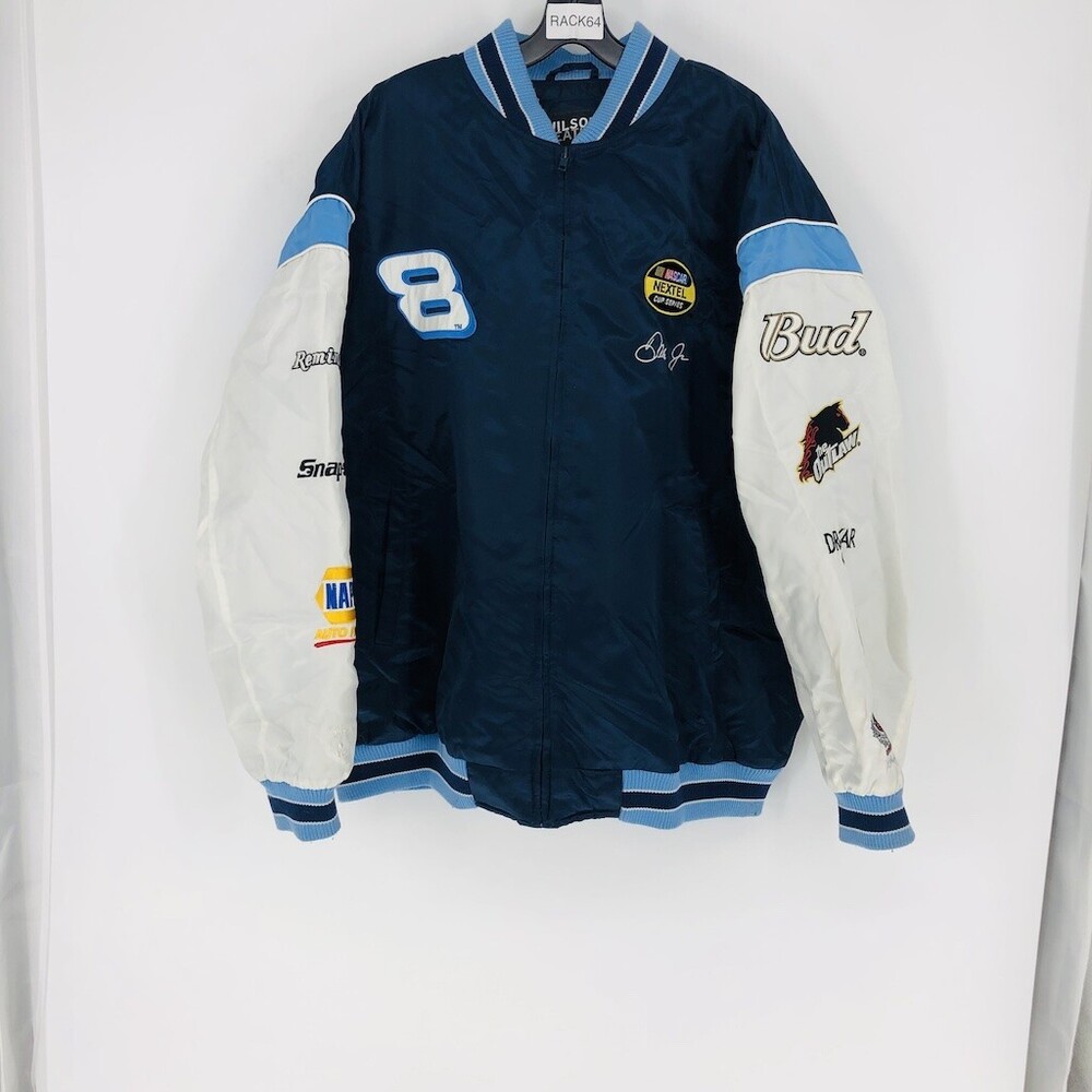 Chase Authentics Men's Blue Dale Earnheardt Jr Nascar Racing Jacket Size XXL